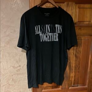All Saints Black Men's T-Shirt